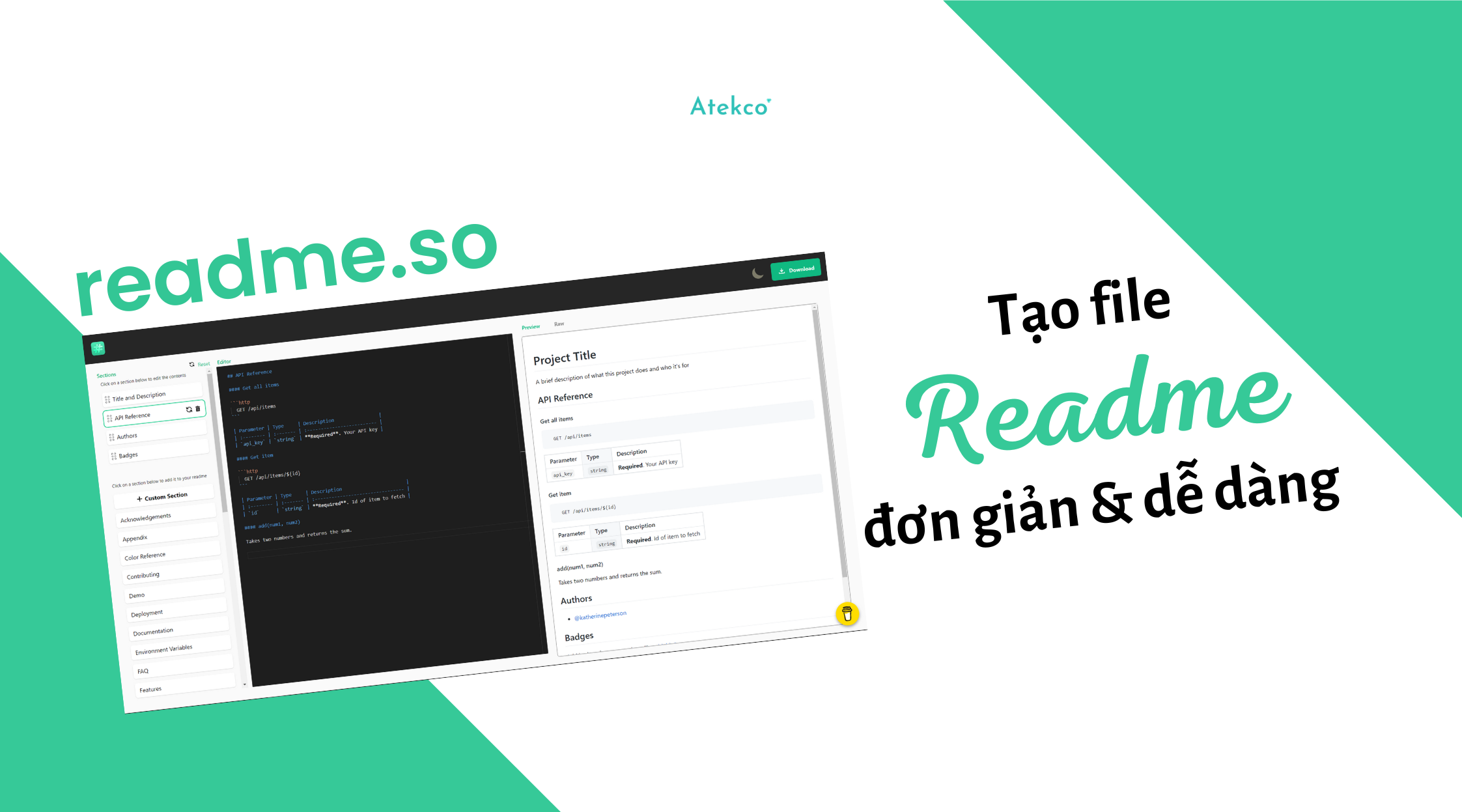 Easily Create readme Files With Readme so Atekco Easily Create readme Files With Readme so Atekco